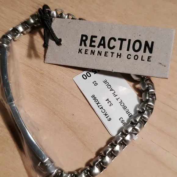 🧿SILVER TONE CHAIN LINK BRACELET - Picture 9 of 11